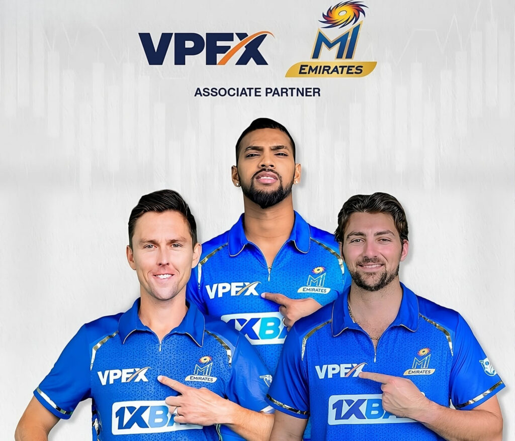 VPFX Joins Mumbai Indians as Associate Partner in UAE League